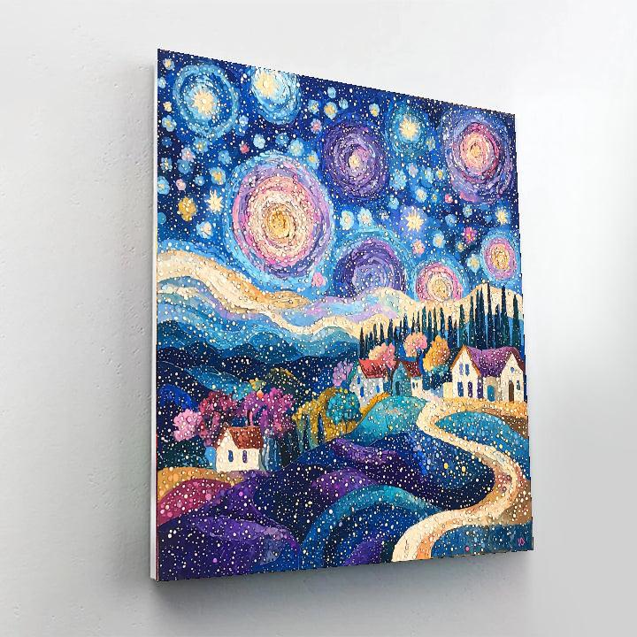 Georges Seurat Inspired Serenity Of The Cosmos  Paint By Numbers Kits