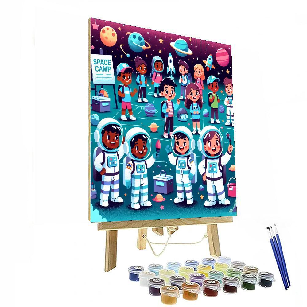 Space Camp Adventure Numbered Painting Kits