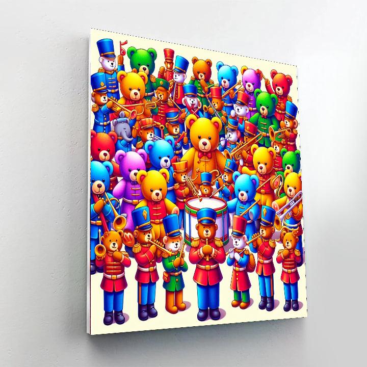 Toyland Parade Painting Number Kit