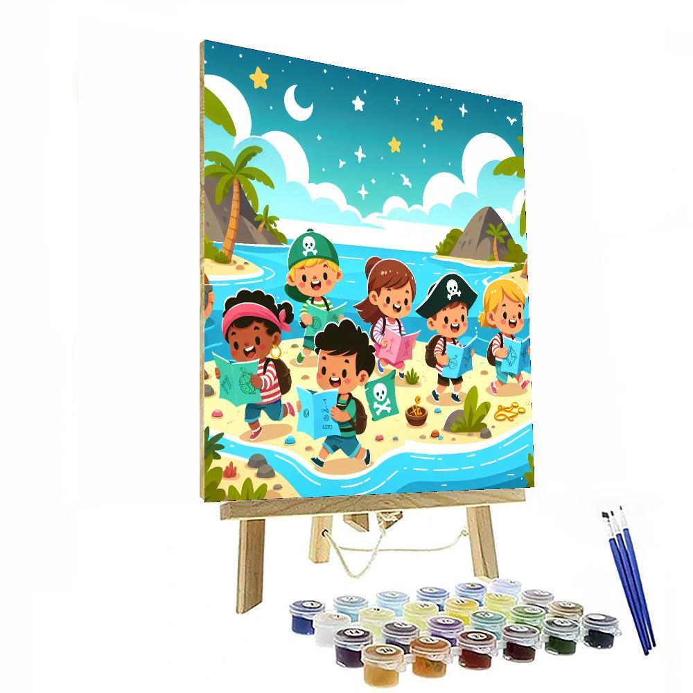 Starlit Adventure Island Painting By Numbers Kit