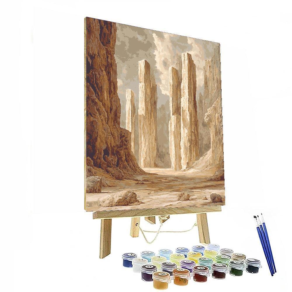 Michelangelo Inspired Ancient Mystery  Painting By Numbers Kit