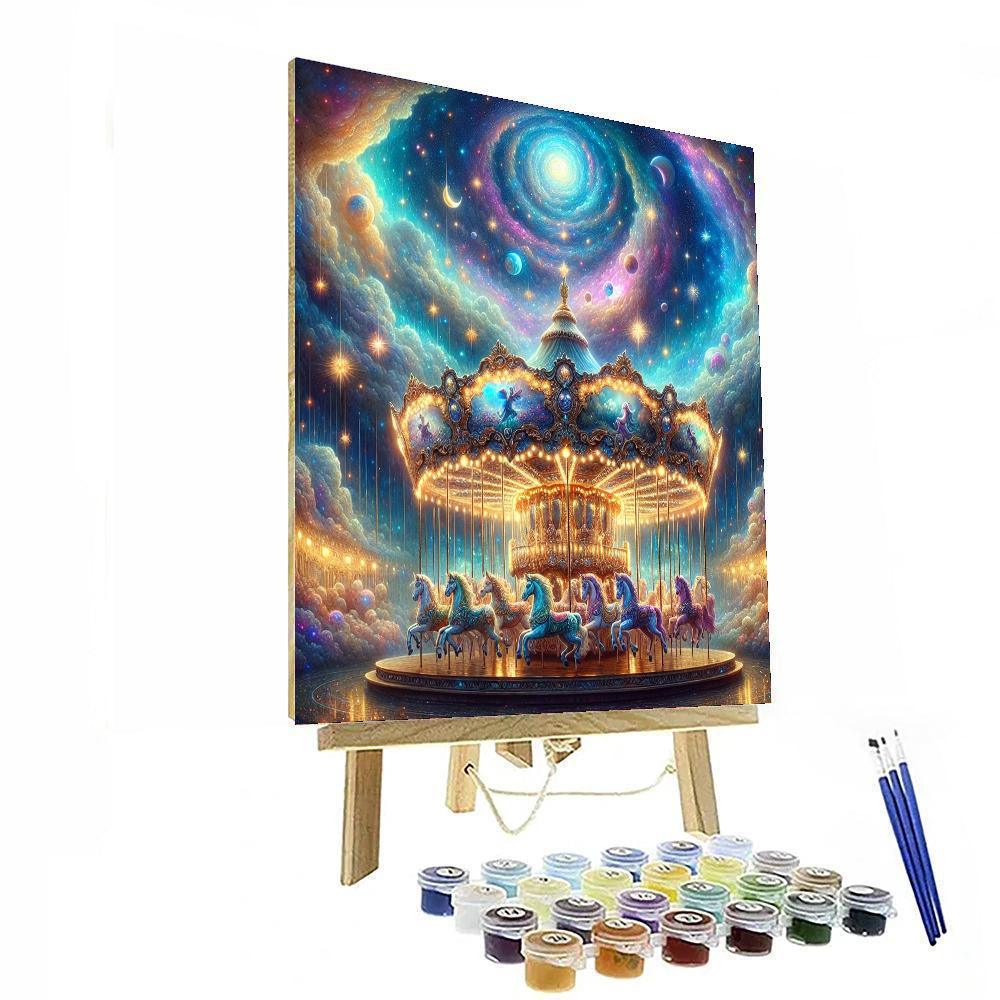 Celestial Carousel DIY Paint By Numbers