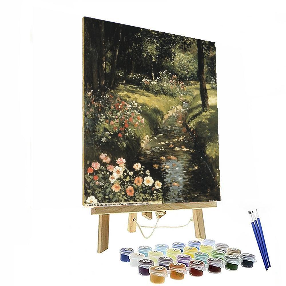 Jean-Baptiste-Camille Corot Inspired Garden Of Solitude  Paint By Numbers Kits