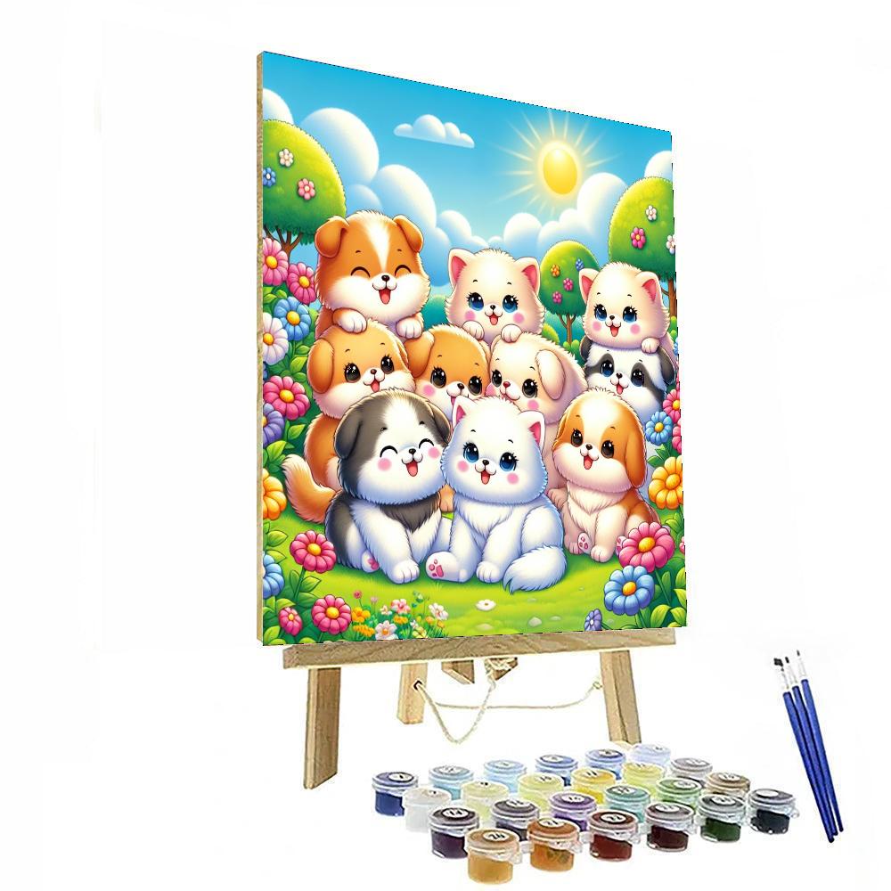 Cuddly Creatures Adventure Number Painting