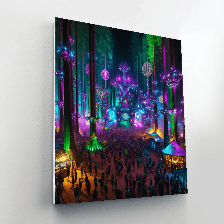 Electric Forest Festival - Michigan, Usa Paint By Numbers