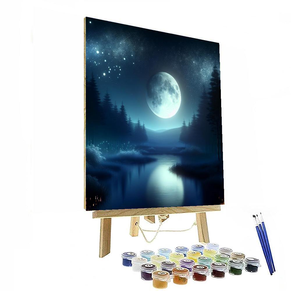 Celestial Moonlit Dreams Painting Number Kit