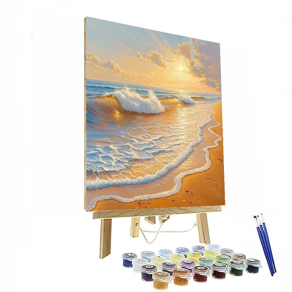 J.M.W. Turner Inspired Serenity Of Seaside  Paint By Numbers Kits