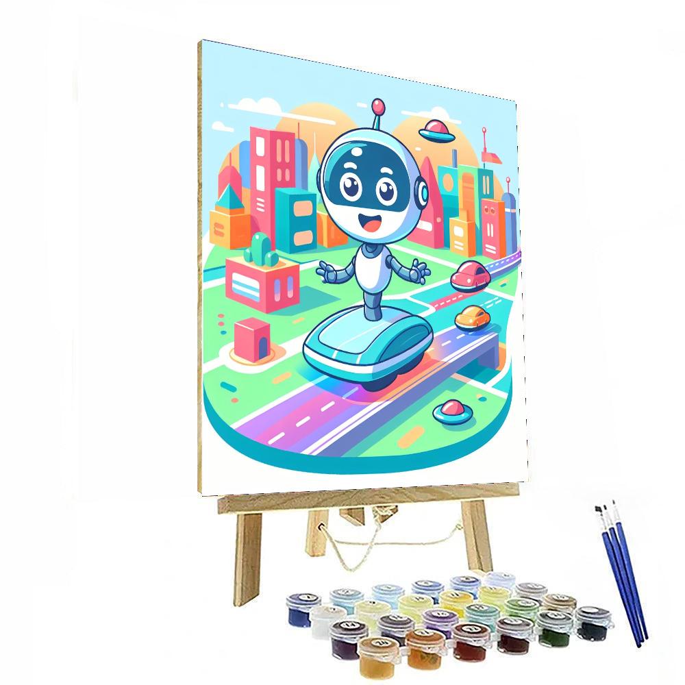 Robot Explorer Mission Paint By Numbers Kits