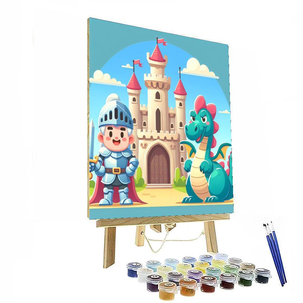 Enchanted Castle Playtime DIY Paint By Numbers