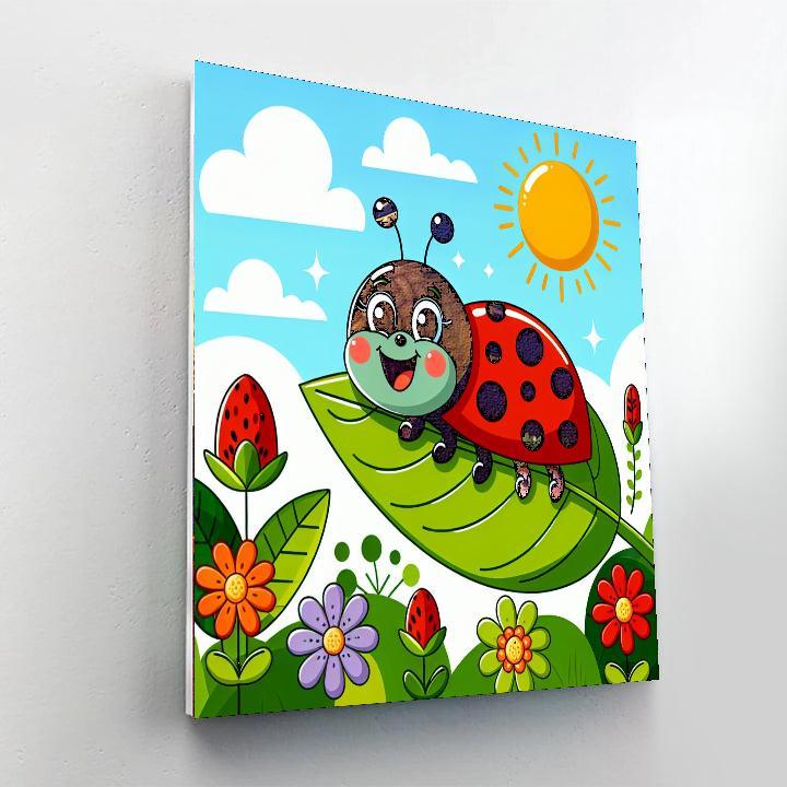 Playful Ladybug Paint By Numbers Kits
