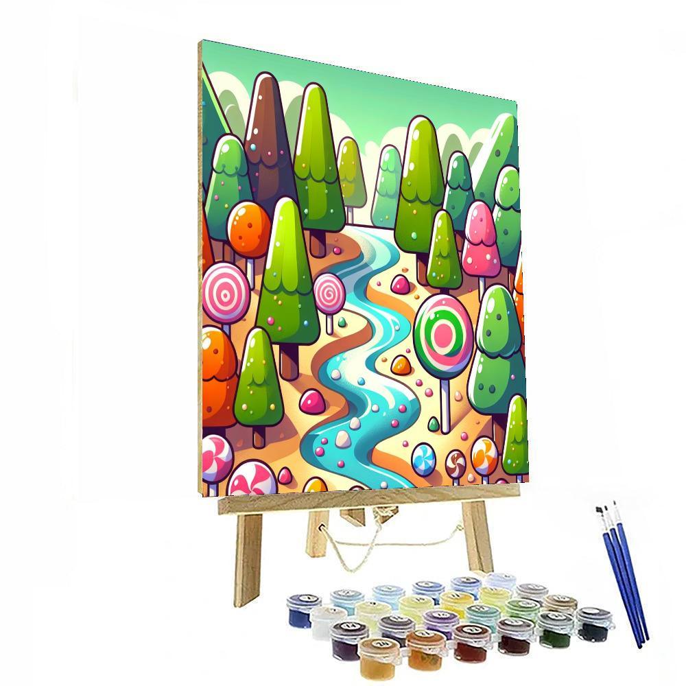 Candy Forest Numbered Painting Kits