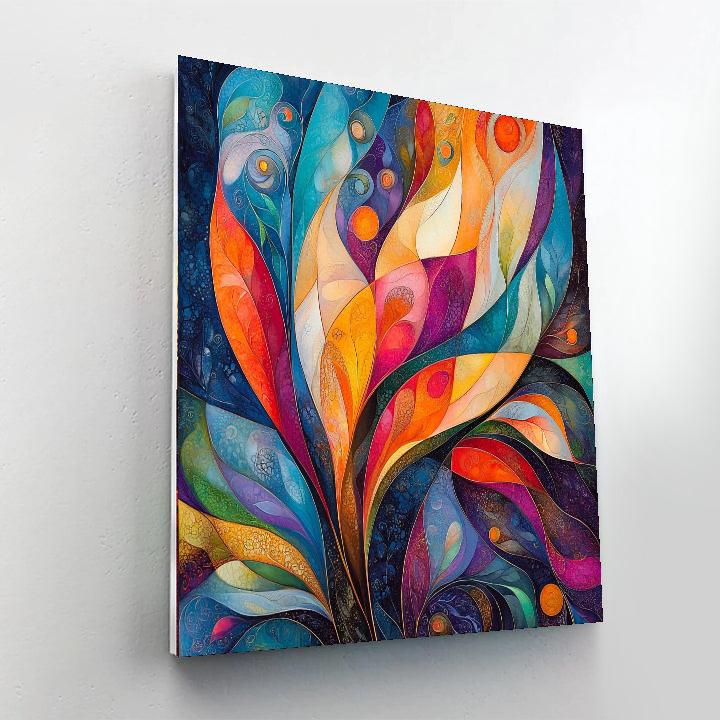Paul Klee Inspired Whimsical Abstractions  Paint By Color