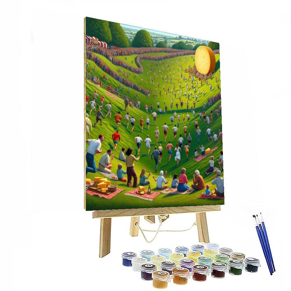 Cooper’s Hill Cheese-rolling Festival - England Paint By Numbers Kits