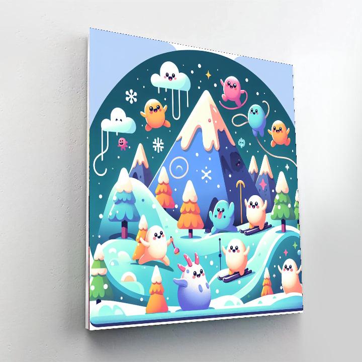 Magical Mountain Mirth Numbered Painting Kits