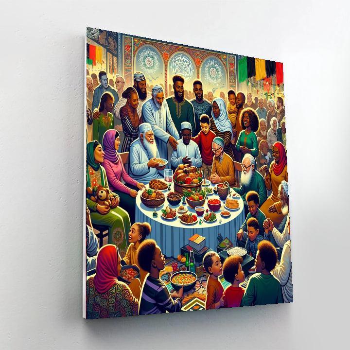 Kwanzaa - Usa Number Painting