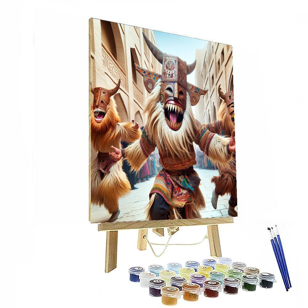 Busó Festivities - Mohács, Hungary Paint By Number