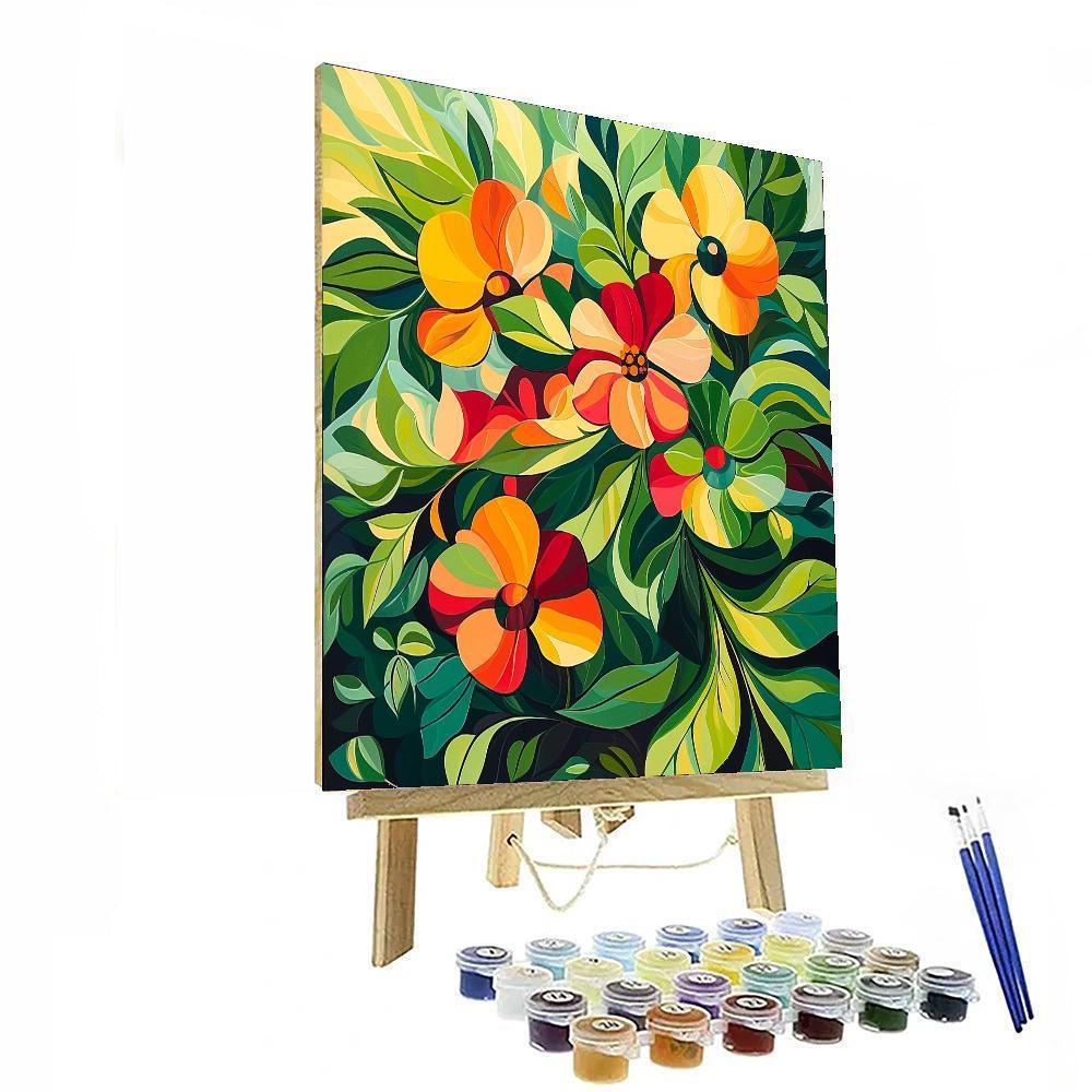 Frida Kahlo Inspired Heart Of Nature  Paint By Number