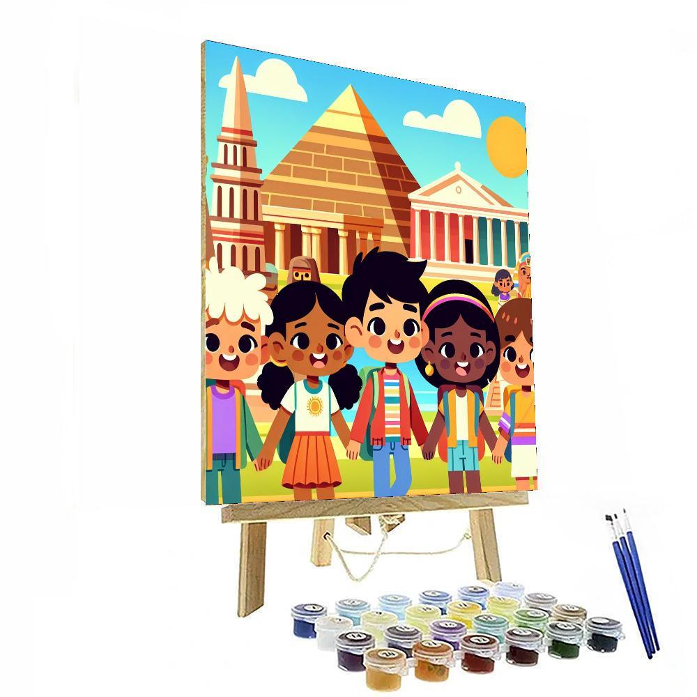 Ancient Civilizations Discovery Numbered Painting Kits