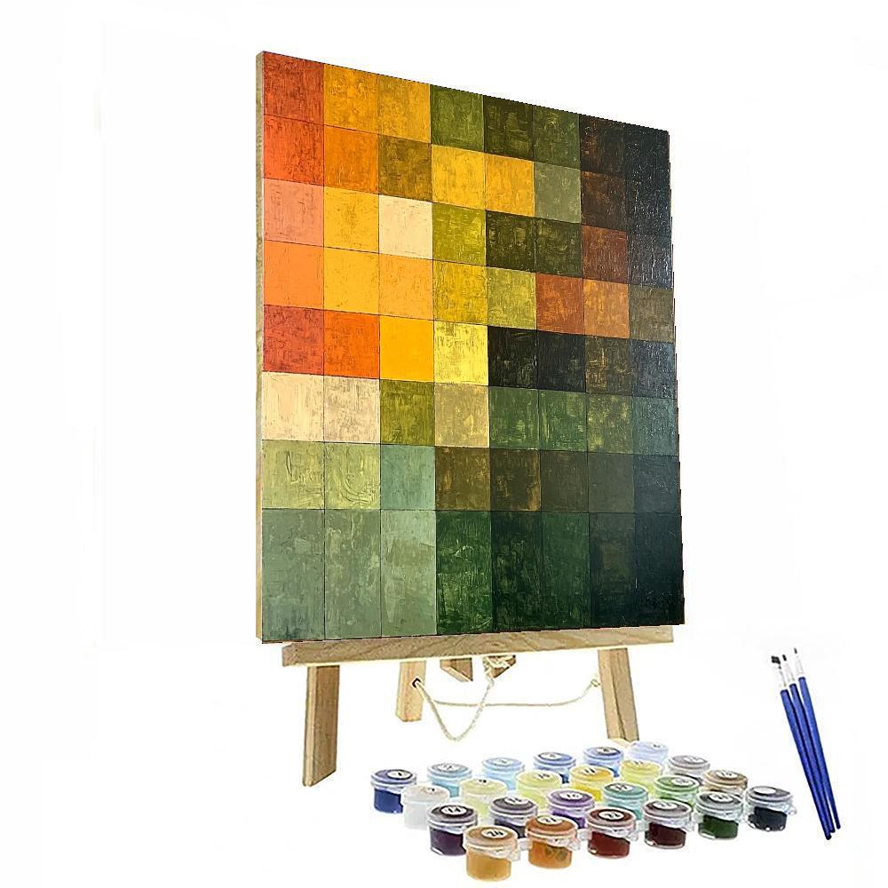 Mark Rothko Inspired Temporal Shifts  Paint By Numbers Art