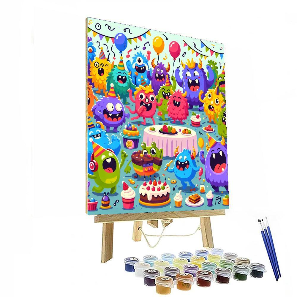 Silly Monster Mash Paint By Numbers Kits