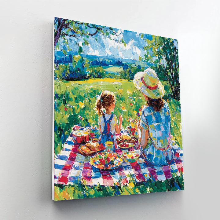 Summer Picnic Joy Paint By Number