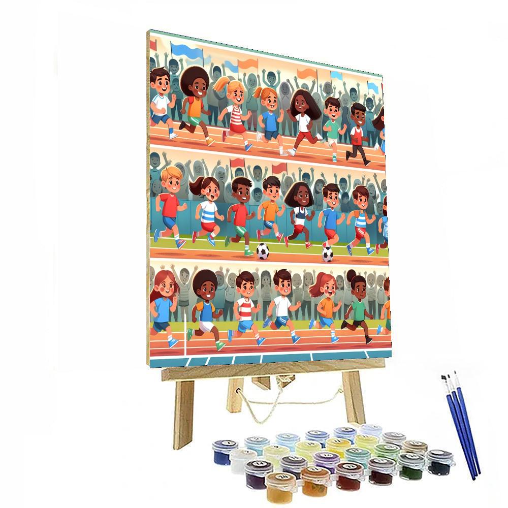 Epic Sports Challenge Painting Number Kit