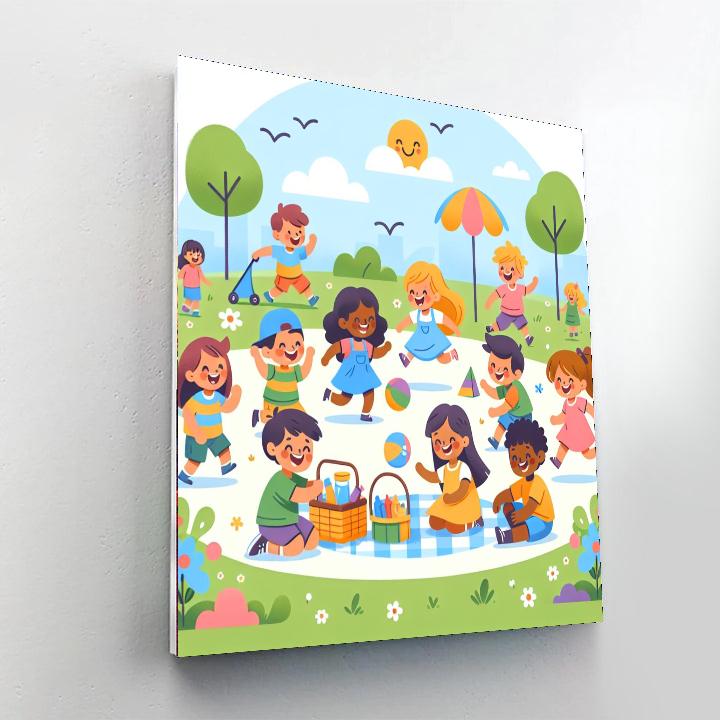 Sunny Day Fun Painting Number Kit