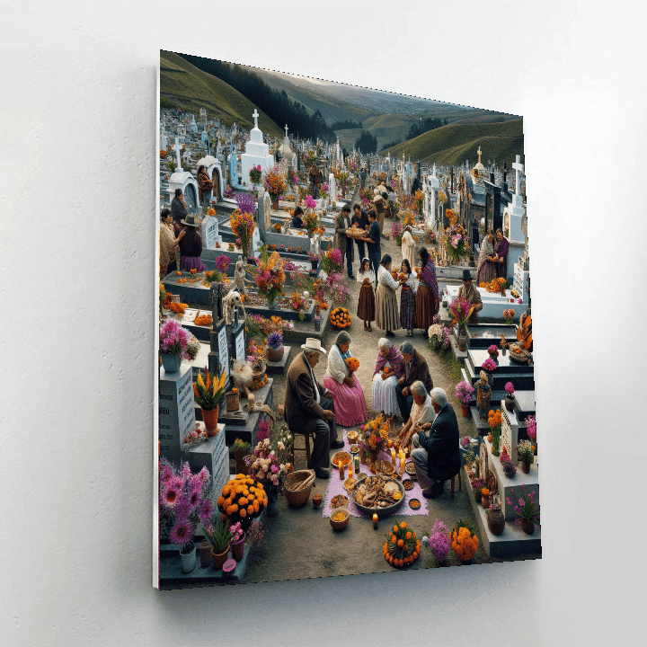 Día De Muertos - Ecuador DIY Paint By Numbers