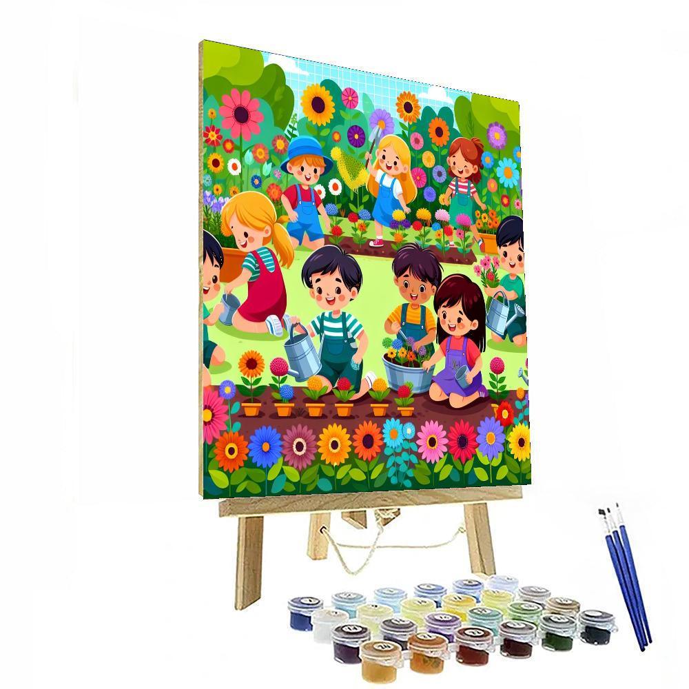 Happiness Garden Number Painting