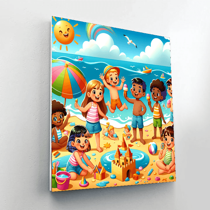 Summer Fun Paint By Numbers Art