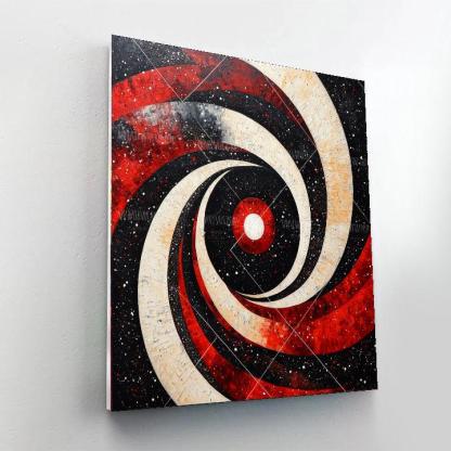 Kazimir Malevich Inspired Cosmic Abstraction  Paint By Color