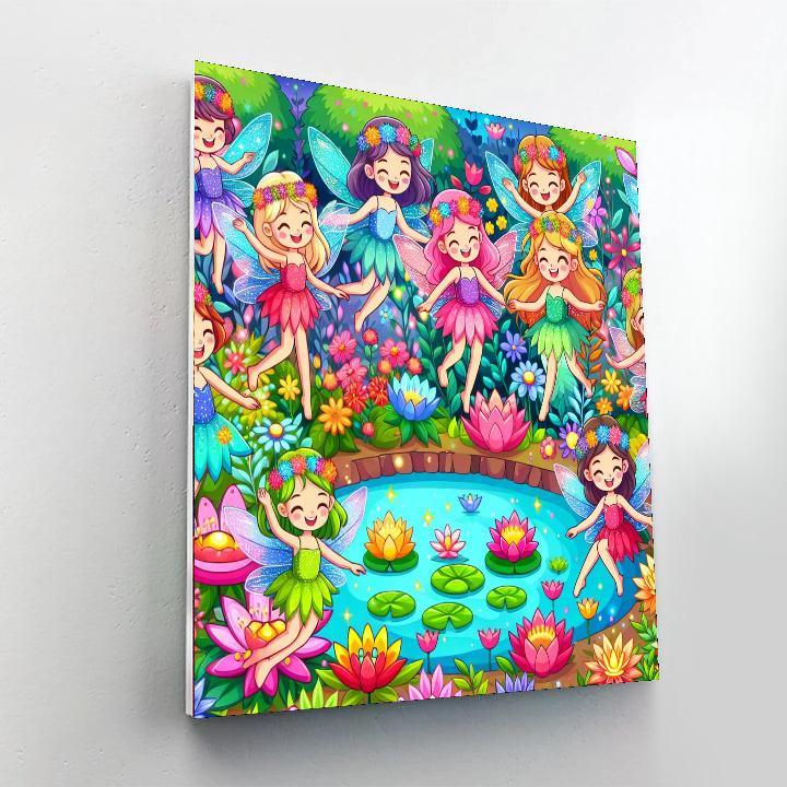 Fairytale Enchanted Garden DIY Paint By Numbers