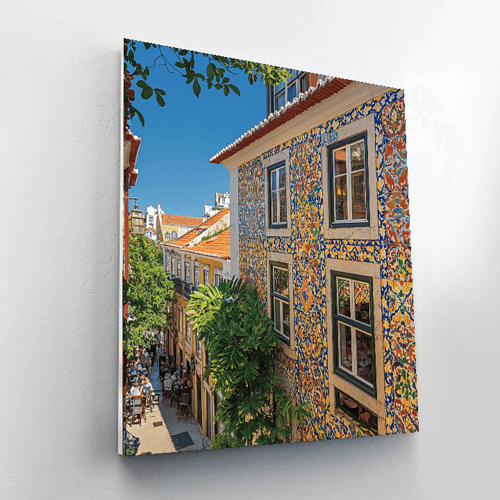 The Azulejos Of Lisbon Numbered Painting Kits