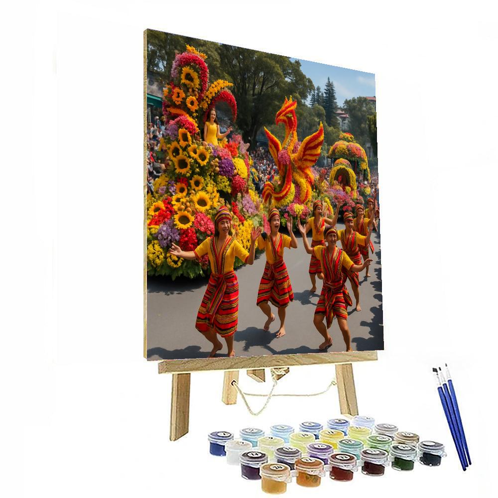 Flower Festival - Batangas - Philippines DIY Paint By Numbers