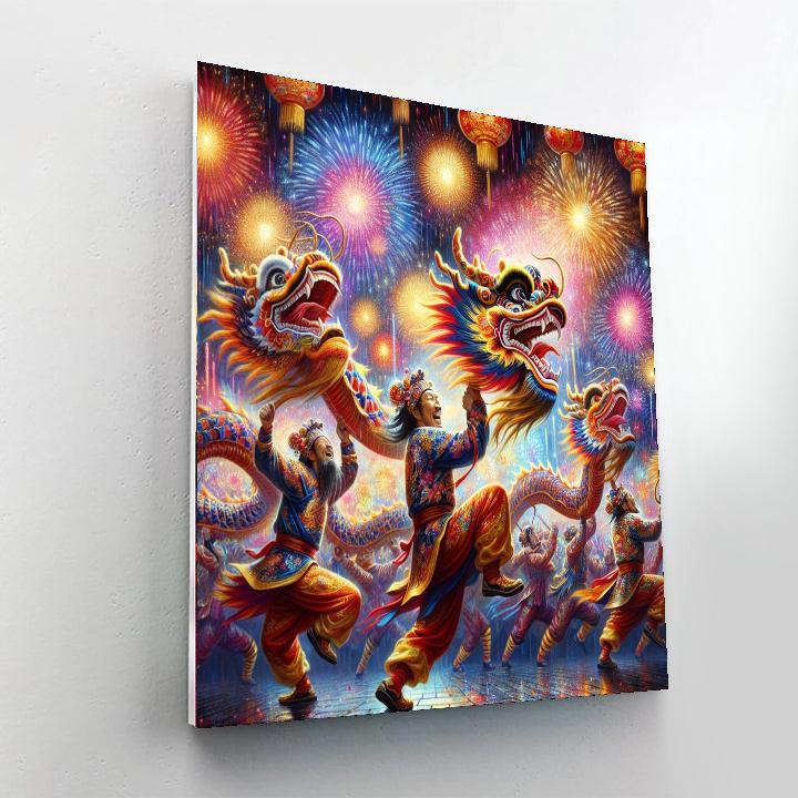 Festive Chinese New Year Celebration Paint By Number