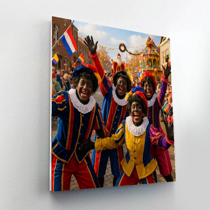 Zwarte Piet Festival - Netherlands DIY Paint By Numbers