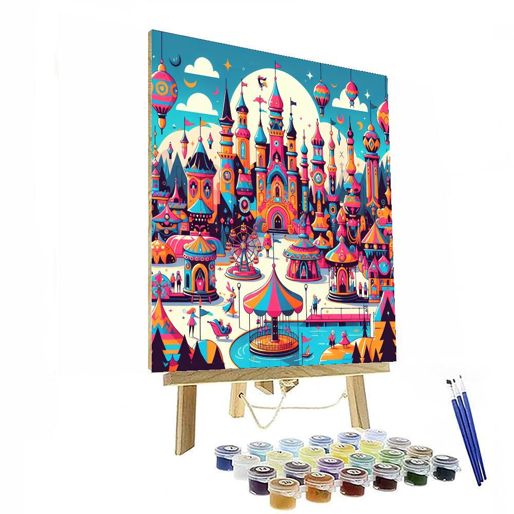 Fairy Tale Adventure Park Paint By Number