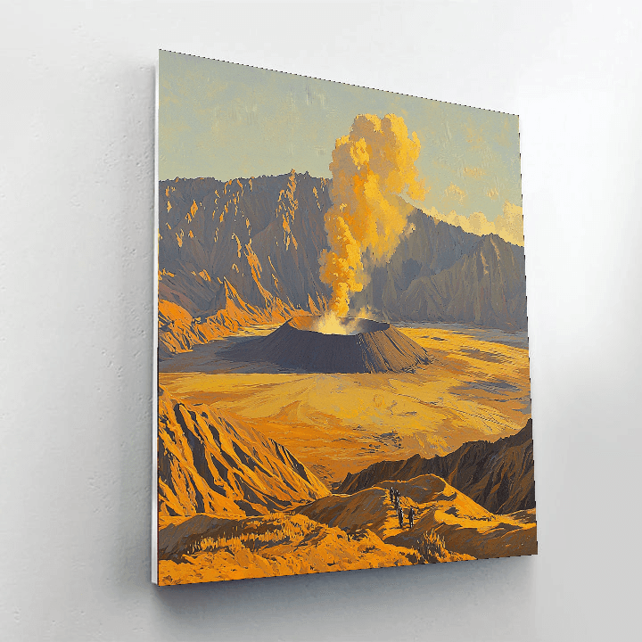 Mount Bromo - East Java, Indonesia Paint By Numbers Kits