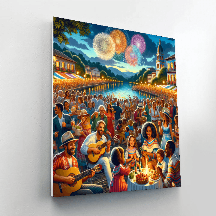 Zürich Fest - Switzerland - DIY Painting By Numbers Kit - Artistry Rack