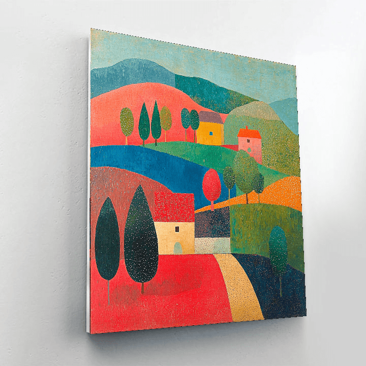 Klee Inspired The Rhythm Of Nature  Painting By Numbers Kit
