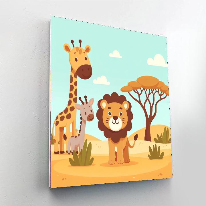 Safari Trek Expedition Paint By Numbers Kits
