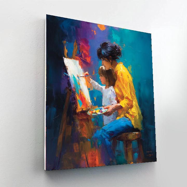 Canvas Of Love Number Painting