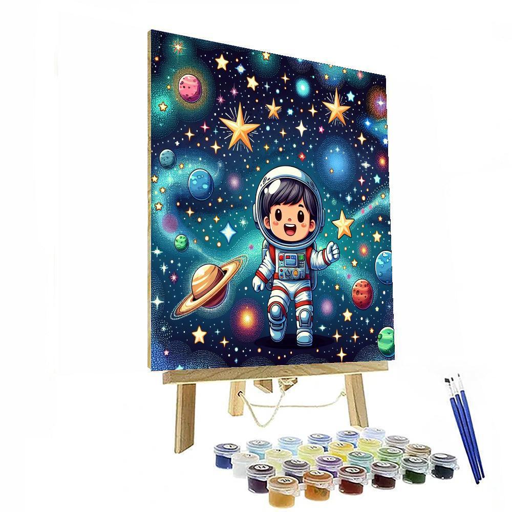 Galactic Star Adventure Paint By Numbers Kits