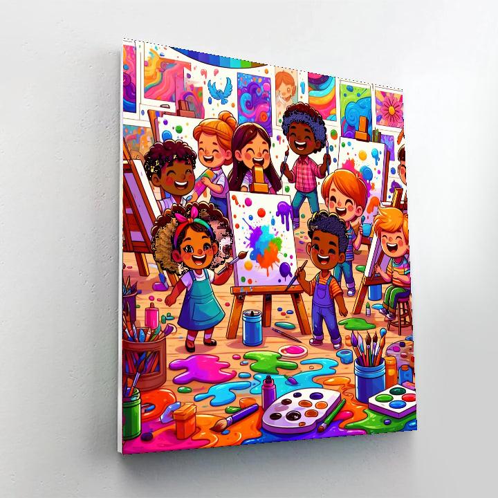 Little Artists Studio Number Painting