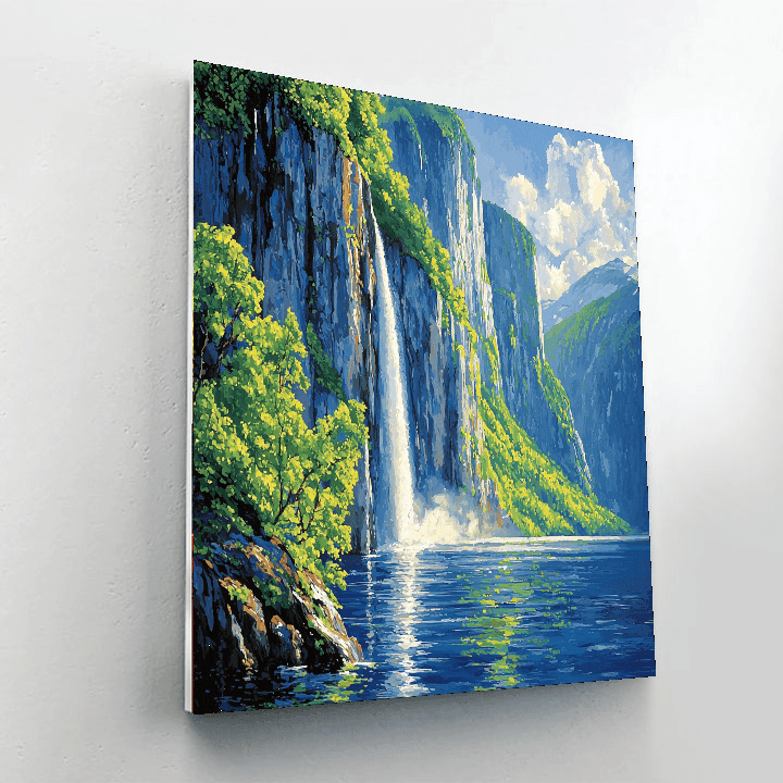 Geirangerfjord Number Painting
