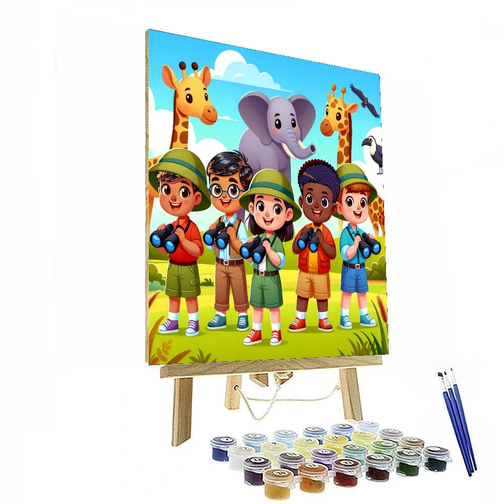Safari Adventure Seekers Paint By Numbers