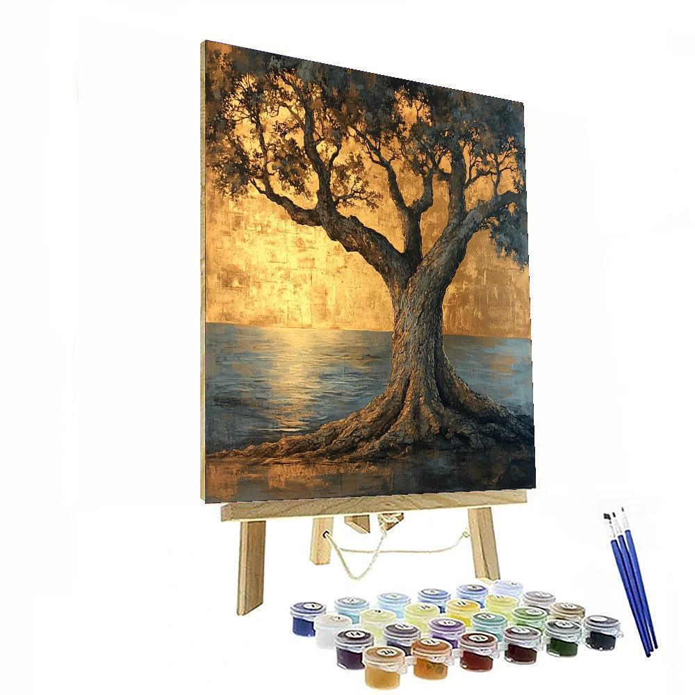 Michelangelo Inspired Timeless Grace Of The Ancient Oak  DIY Paint By Numbers