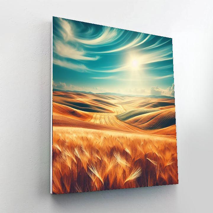 Golden Fields Of Summer DIY Paint By Numbers