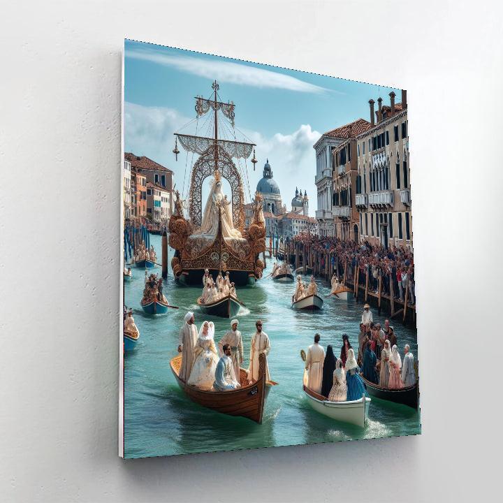 Festa Della Sensa - Italy Painting By Numbers Kit