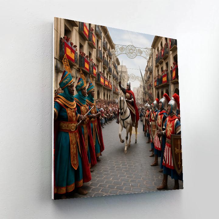 Alcoy Moors And Christians Festival - Spain Numbered Painting Kits